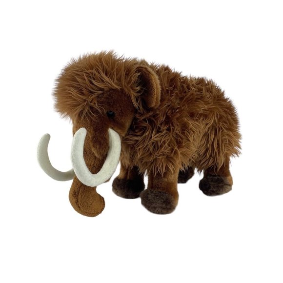 Douglas Everett Woolly Mammouth Plush 13" Brown Stuffed Animal Toy - Picture 1 of 6